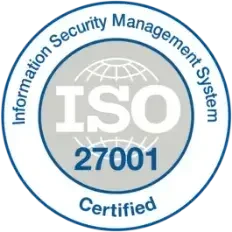 ISO 27001 Information Security Management System certified