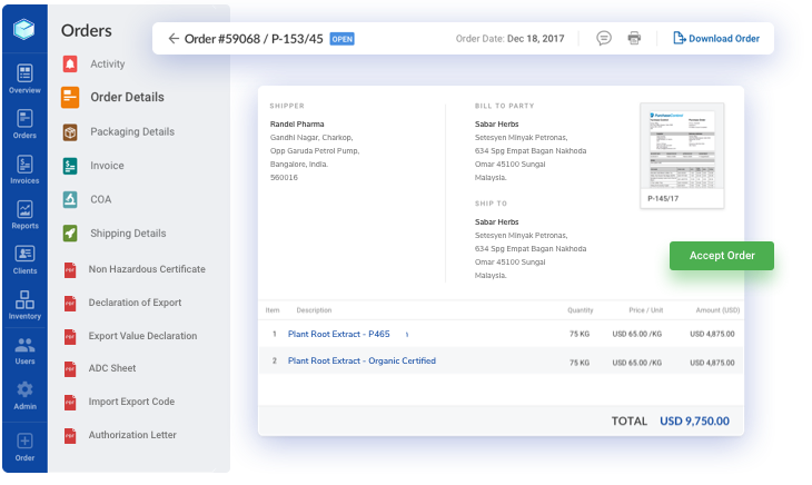 Automated & Compliant Export Documentation
